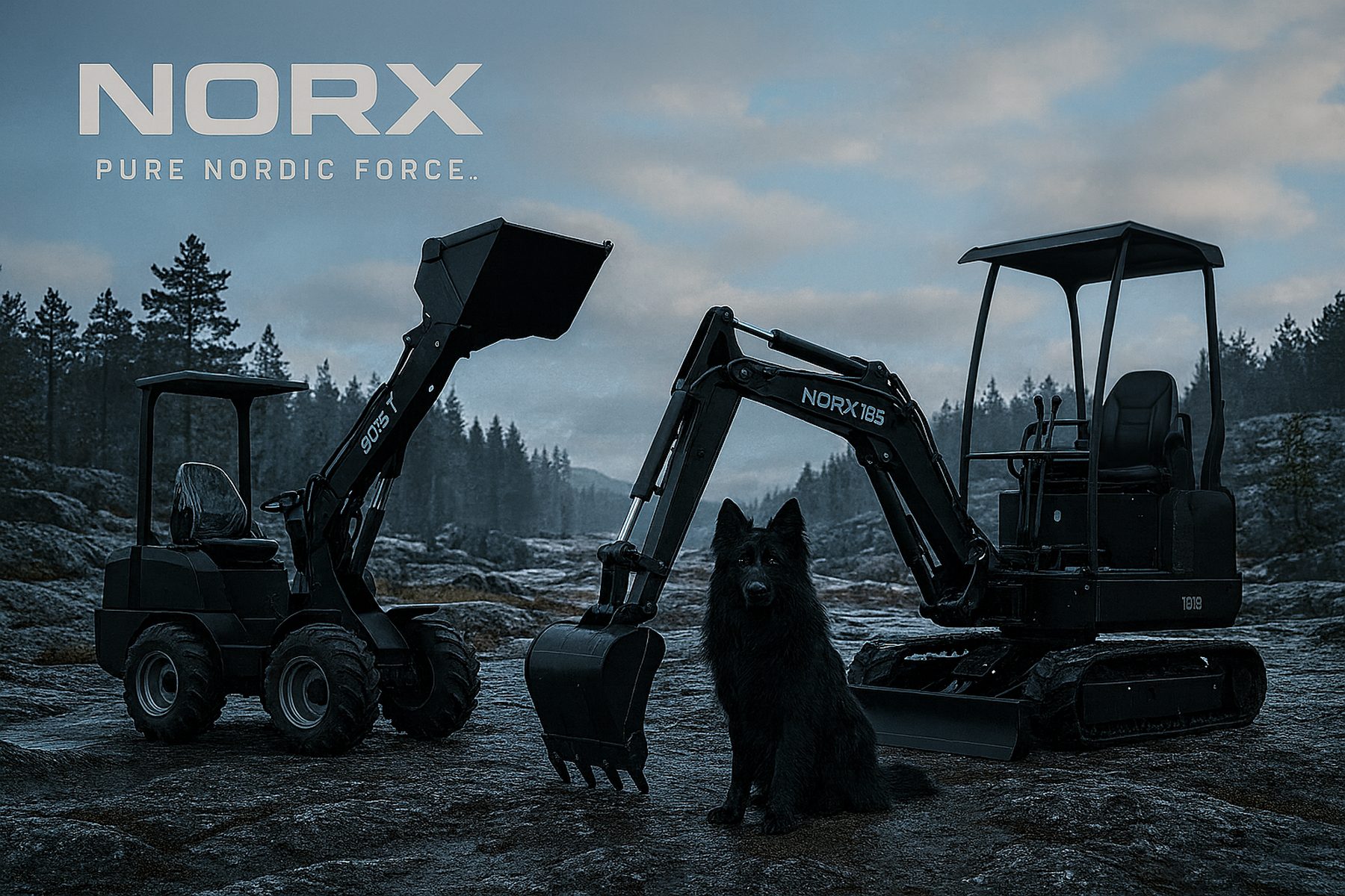 NORX TX21 pro, TX21 ja EX18 pohjoisessa maisemassa