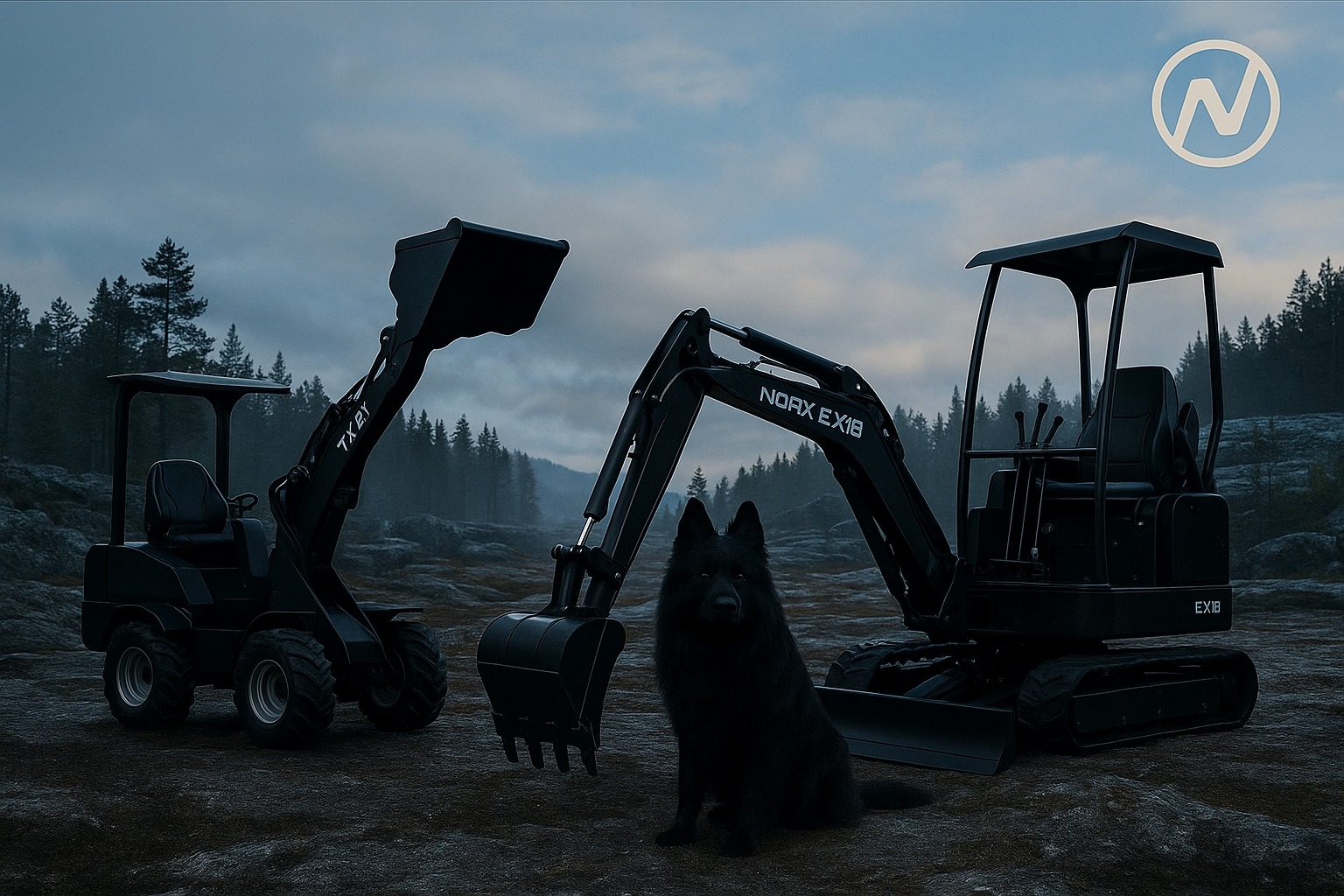 NORX TX21 pro, TX21 ja EX18 pohjoisessa maisemassa