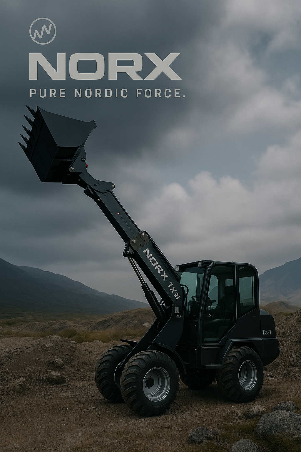 NORX TX21 pro teleskooppikuormaaja