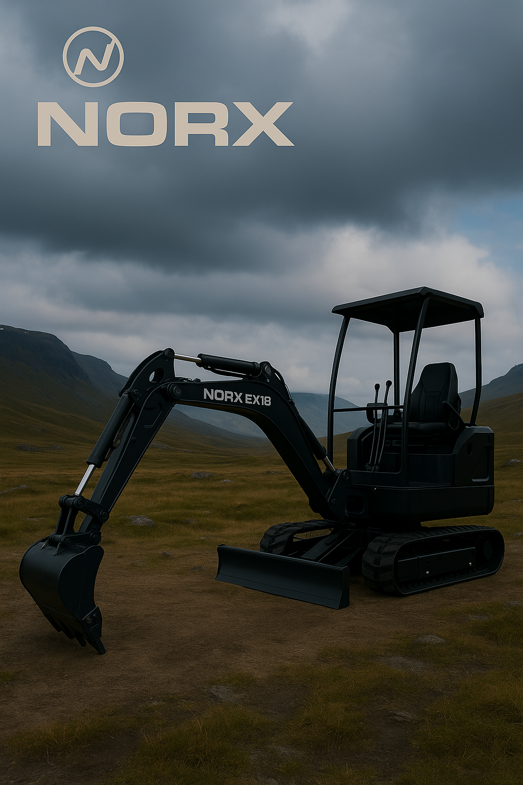 NORX EX18 minikaivuri